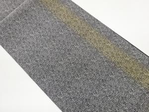 縞模様織出し袋帯